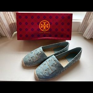Tory Burch Ines Woven Espadrille Sz 9.5